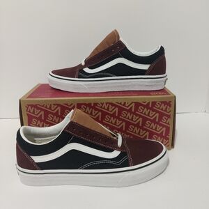 Men's Vans Old Skool Color Block - Black Brown VN0007NYYS8 Size 7.0 New In Box